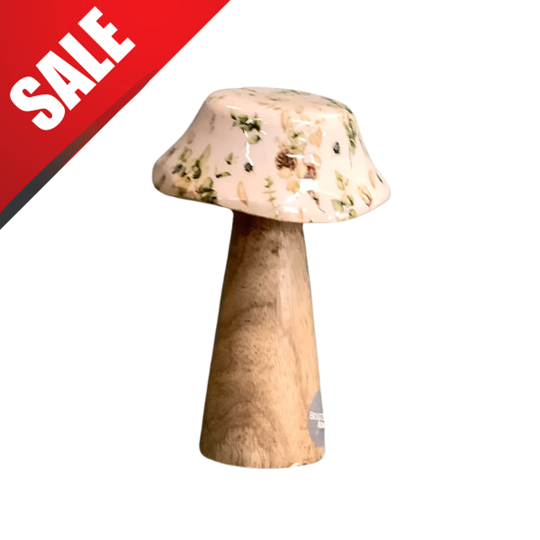 Dekoaufsteller Pilz Luca, sort., klein