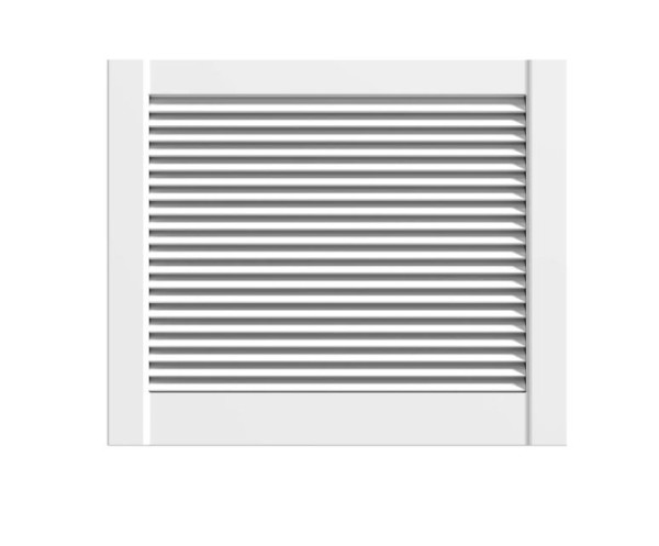 Lamellentür weiß Pine