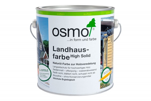 OSMO Landhausfarbe | Diverse Dekore, 2,5 Liter