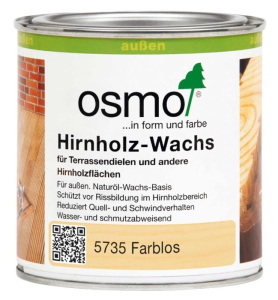 OSMO Hirnholz-Wachs | 0,375 l | Farblos