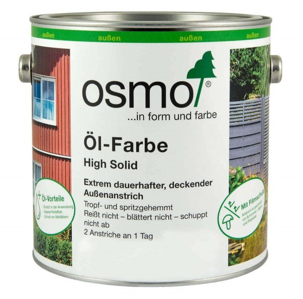 OSMO Öl-Farbe | 2,5 l | Nordisch Rot