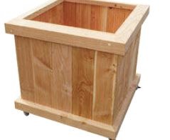 Pflanzkübel auf Rollen