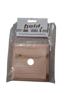 Abdeckplatte mit Bohrung | 90 x 90 x 19 mm