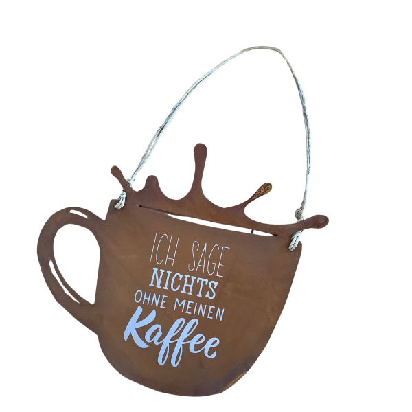 Tafel ohne meinen Kaffee