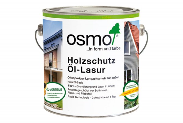 OSMO Holzschutz Öl-Lasur | Diverse Dekore, 0,75 Liter