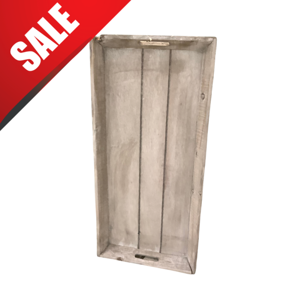 Holz- Tablett, braun