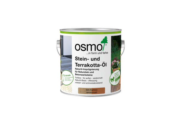 OSMO Stein- und Terrakotta-Öl | 2,5 l | farblos