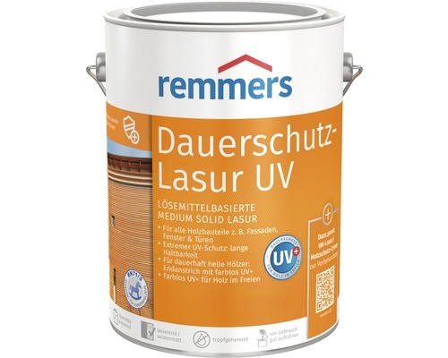 REMMERS Dauerschutz-Lasur UV | 2,5 l | Nussbaum