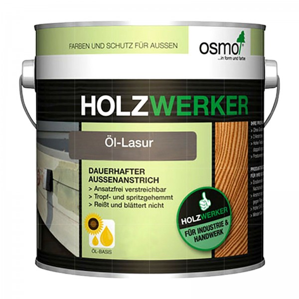 Osmo Holzwerker Öl-Lasur | diverse Dekore, 2,5 Liter