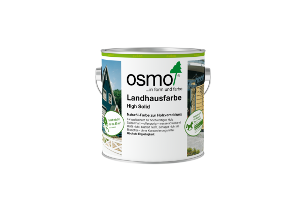 OSMO Landhausfarbe | 5 l | Steingrau
