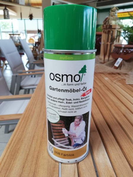 Gartenmöbel-Öl Spray farblos