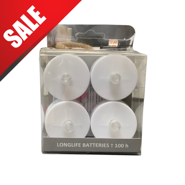 LED-Teelicht 4er-Set NELE