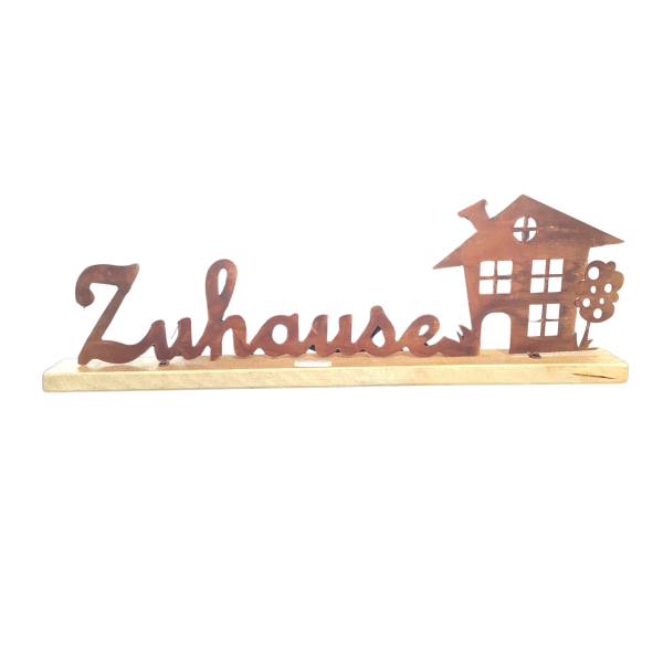 Schriftzug Zuhause