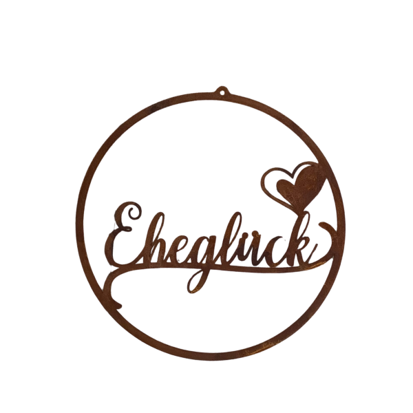 Schild Eheglück