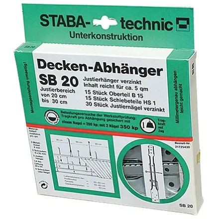 Deckenabhänger SB20 v.20-30cm