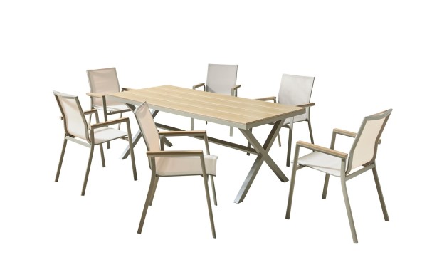 Dining-Gruppe "Polywood" 7-teilig