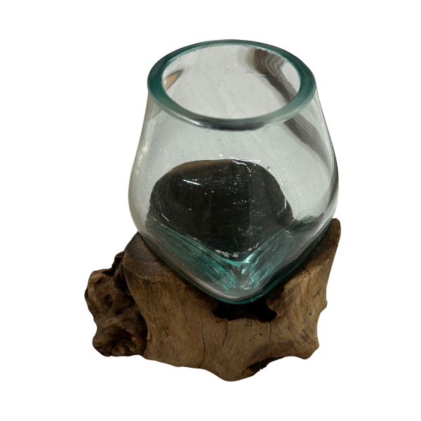 Wurzel mit Glas rund