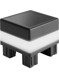 LED-Pfostenleuchte inkl. Solarpaneel ca. B 6,8 x T 6,8 cm