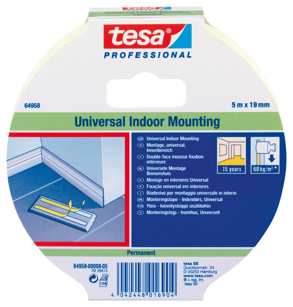 tesa Indoor Mounting