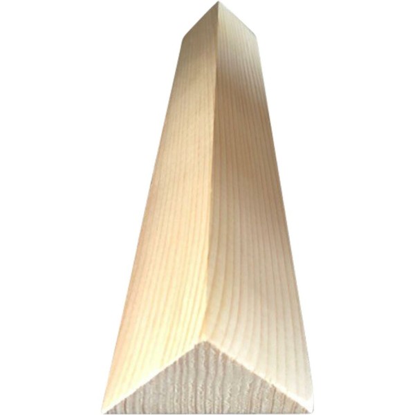 Dreikantleiste Abachi | 2000 x 14 x 14 mm