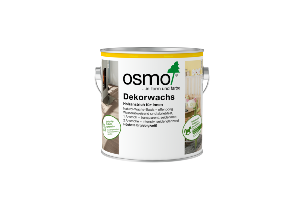 OSMO Dekorwachs Creativ | 0,75 l | Weiß matt
