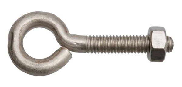 Ringschraube metrisch mit Mutter M6 x 10