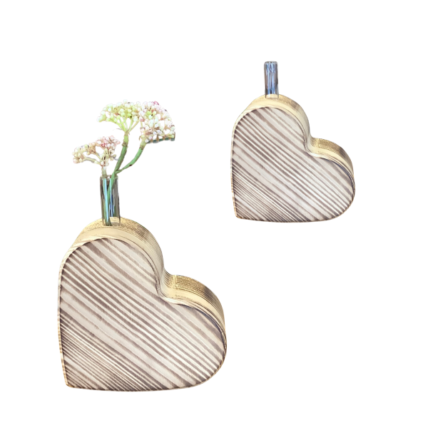 Holzherz "Janine"