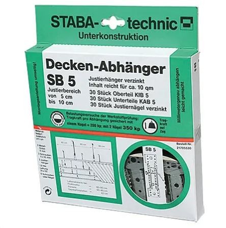 Deckenabhänger SB5 von 5-10 cm
